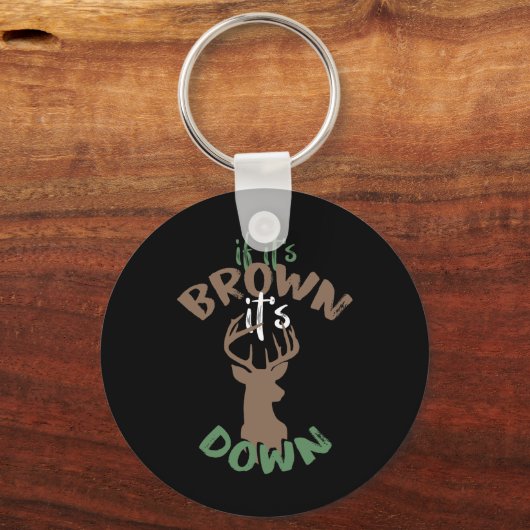 Wenn sein Jagdziel unter Hirschjäger Humo brach Schlüsselanhänger (Vorderseite)