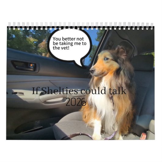 Wenn Shelties sprechen könnten Kalender (Titelbild)