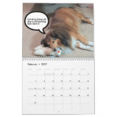 Wenn Shelties sprechen könnten Kalender (Feb 2027)