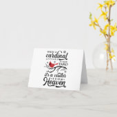 Wenn sich ein Kardinal auf Ihrer PERSONALISIERTEN Karte (Gelbe Blume)