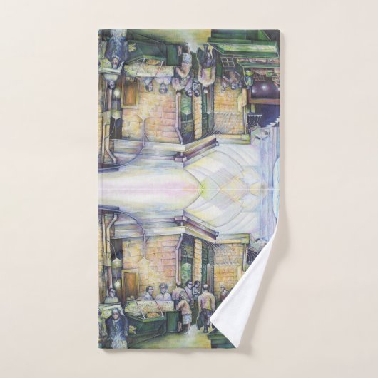 Wenn sich Kunst nicht bildet, dann wird Grace sie  Badhandtuch Set (Handtuch)