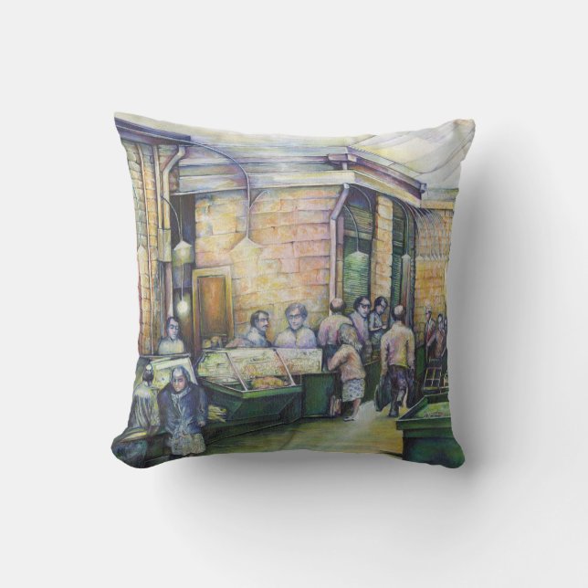 Wenn sich Kunst nicht bildet, dann wird Grace sie  Kissen (Vorderseite)