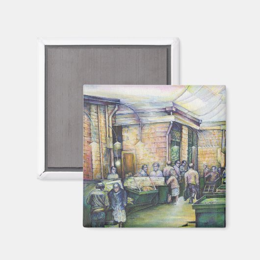 Wenn sich Kunst nicht bildet, dann wird Grace sie  Magnet (Vorderseite/Rückseite)