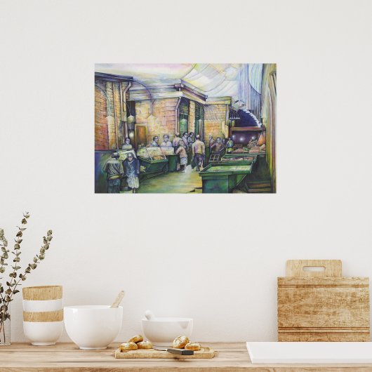 Wenn sich Kunst nicht bildet, dann wird Grace sie  Poster (Küche)