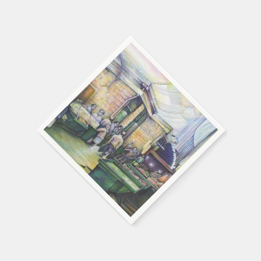 Wenn sich Kunst nicht bildet, dann wird Grace sie Serviette (Ecke)