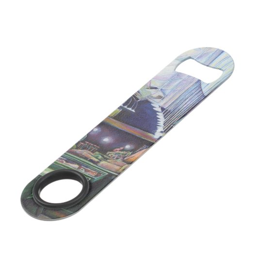 Wenn sich Kunst nicht bildet, dann wird Grace sie Speed Flaschenöffner (Rückseite Schrägansicht)