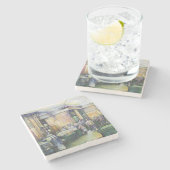 Wenn sich Kunst nicht bildet, dann wird Grace sie Steinuntersetzer (Seitenansicht)