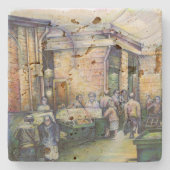 Wenn sich Kunst nicht bildet, dann wird Grace sie Steinuntersetzer (Vorderseite)