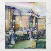 Wenn sich Kunst nicht bildet, dann wird Grace sie Weinetikett (Einzelnes Label)