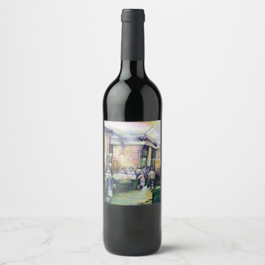 Wenn sich Kunst nicht bildet, dann wird Grace sie Weinetikett (Vorderseite)