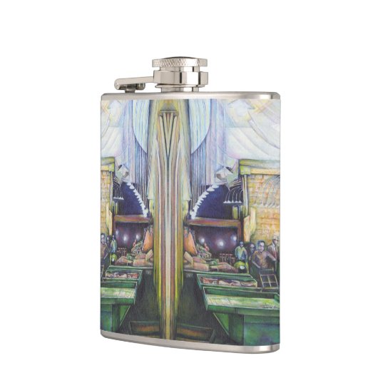 Wenn sich Kunstleuchten bilden, dann wird Grace es Flachmann (Links)