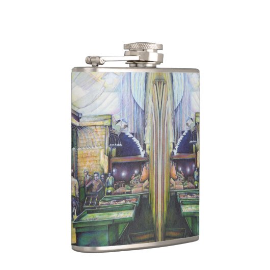 Wenn sich Kunstleuchten bilden, dann wird Grace es Flachmann (Rechts)