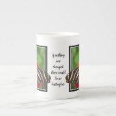 Wenn sich nie etwas geändert hat | Zebra Butterfly Porzellantasse (Vorderseite)