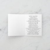 Wenn Sie adoptiert sind, denken Sie bitte daran... Karte (Innenseite)