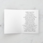 Wenn Sie adoptiert sind, denken Sie bitte daran... Karte (Innenseite)