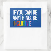 Wenn Sie alles können, sind Sie im Preis inbegriff Rechteckiger Aufkleber (Tasche)