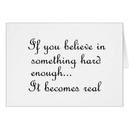 Wenn Sie an etwas glauben