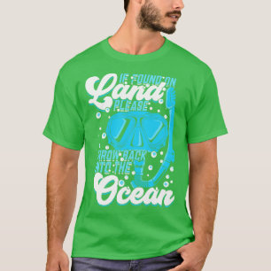 Wenn Sie auf dem Land gefunden werden, werfen Sie T-Shirt