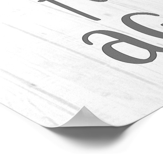 Wenn Sie auf den ersten Blick nicht wieder flush B Poster (Ecke)