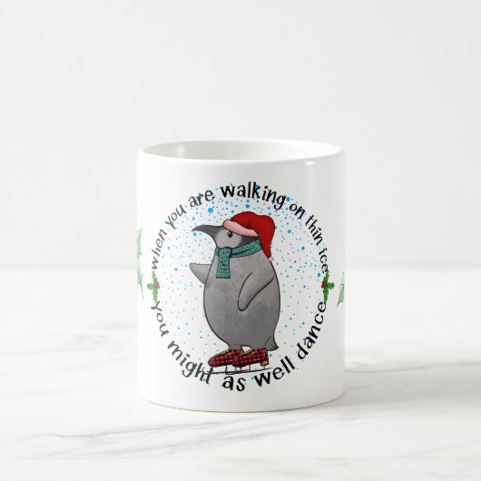 Wenn Sie auf Eispinguin gehen Kaffeetasse (Mittel)
