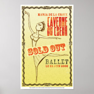Wenn Sie Ballett-Plakat gehen Poster
