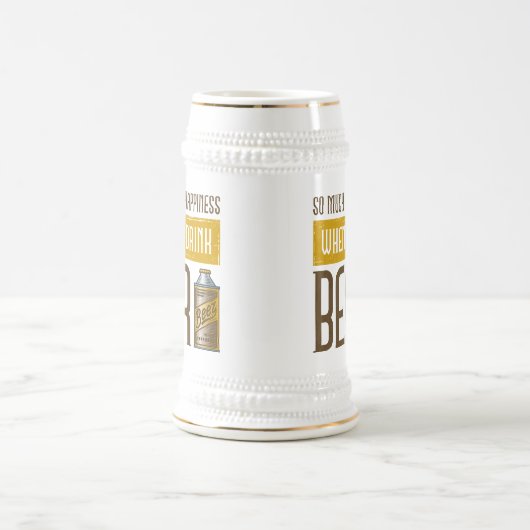 Wenn Sie Bier trinken Bierglas (Mittel)