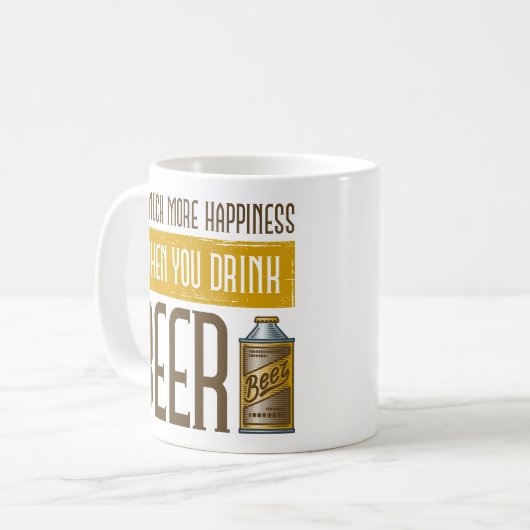 Wenn Sie Bier trinken Kaffeetasse (Vorderseite Links)