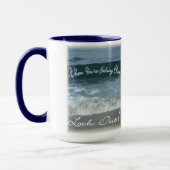 Wenn Sie das blaue Gefühl sind, schauen Sie heraus Tasse (Links)