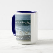 Wenn Sie das blaue Gefühl sind, schauen Sie heraus Tasse (Vorderseite Links)