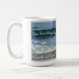 Wenn Sie das blaue Gefühl sind, schauen Sie heraus Tasse