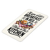 Wenn Sie das Frühstück im Bett Gewollt haben, schl Magnet (Linke Seite)