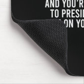 Wenn Sie Demokrat sind, sind Sie Trump Gemein, bin Mousepad (Ecke)