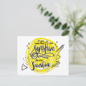 Wenn Sie den Sonnenschein nicht finden, ist er der Postkarte (Stehend Vorderseite)