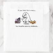 Wenn Sie denken, das ist beängstigend... | Aufkleb Rechteckiger Aufkleber (Tasche)