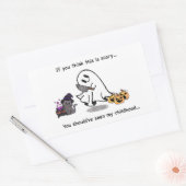 Wenn Sie denken, das ist beängstigend... | Aufkleb Rechteckiger Aufkleber (Umschlag)