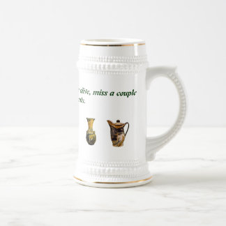 Wenn Sie denken, dass niemand sich interessiert, Bierglas