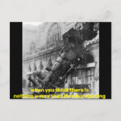 wenn Sie denken, es gäbe nichts Schlimmeres als Mo Postkarte (Vorderseite)