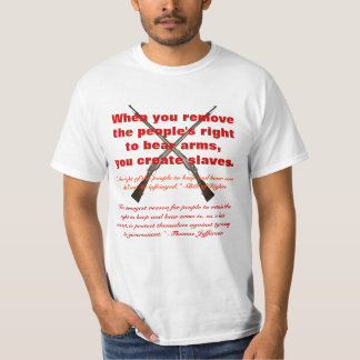 Wenn Sie der Leute entfernen, die recht sind, Arme T-Shirt