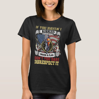 Wenn Sie die Gefahr laufen, unter einer Flagge Zuh T-Shirt