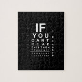 Wenn Sie diese Augentestabelle lesen können - Dunk Puzzle (Vertikal)