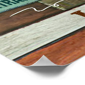 Wenn Sie diese Office-Baumstruktur-Farbe eingeben Poster (Ecke)