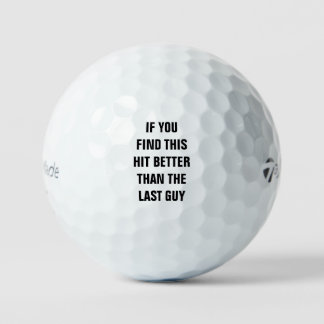 WENN SIE DIESEN HIT BESSER FINDEN ALS DEN LETZTEN GOLFBALL