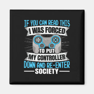Wenn Sie dieses Gaming Video Game Funny Gamer lese Magnet