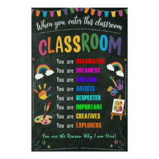 Wenn Sie dieses Klassenzimmer Poster eingeben