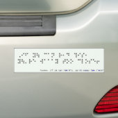 Wenn Sie dieses lesen können Autoaufkleber (Auf Auto)