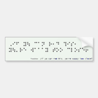 Wenn Sie dieses lesen können Autoaufkleber