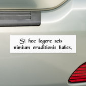 Wenn Sie dieses lesen können, sind Sie Autoaufkleber (Auf Auto)