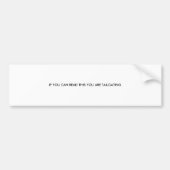 WENN SIE DIESES LESEN KÖNNEN, SIND SIE TAILGATING AUTOAUFKLEBER (Vorne)