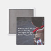 Wenn Sie ein Meeting Magnet brauchen (Vorderseite/Rückseite)