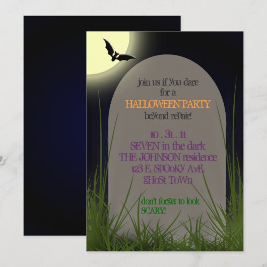 Wenn Sie eine Einladung wagen (Vorne/Hinten)